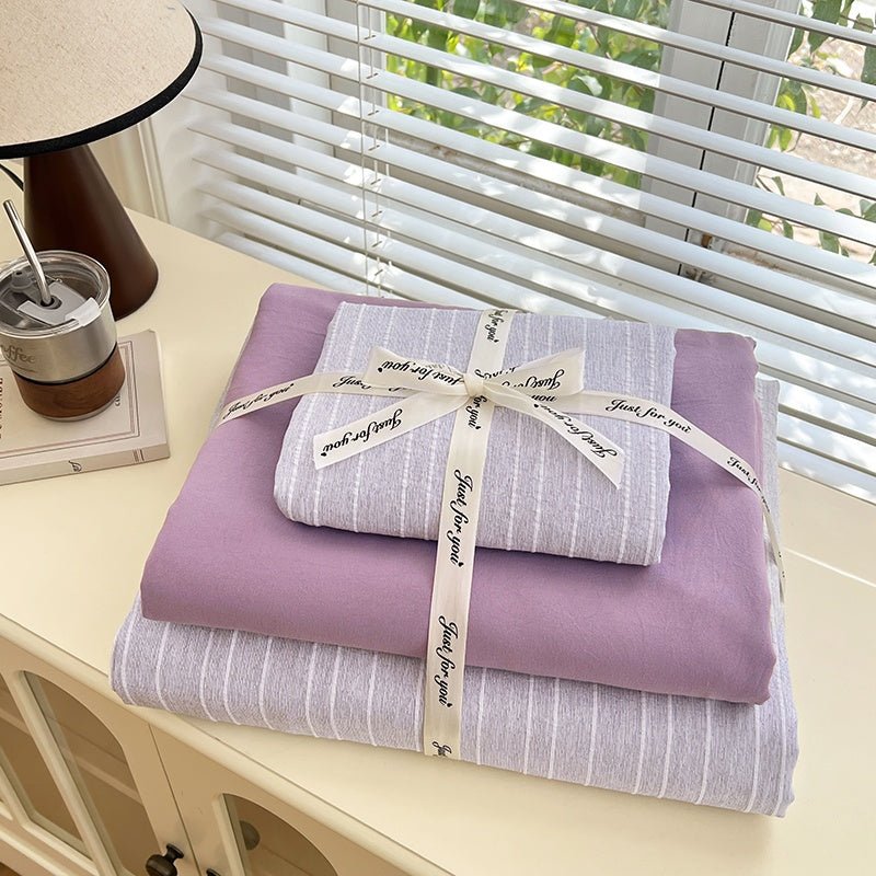 Soft Stripe Bedding Collection - WhisperLinens