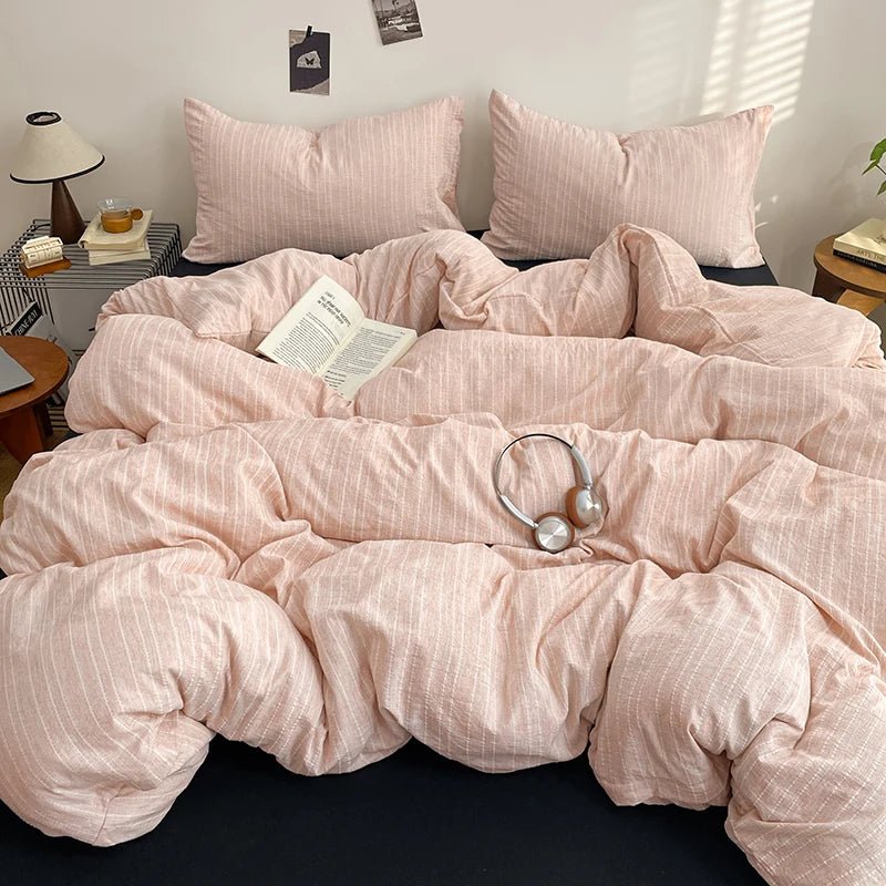 Soft Stripe Bedding Collection - WhisperLinens