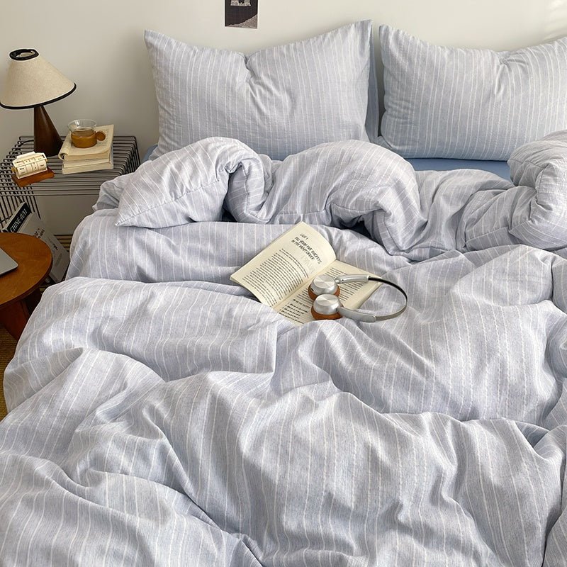 Soft Stripe Bedding Collection - WhisperLinens