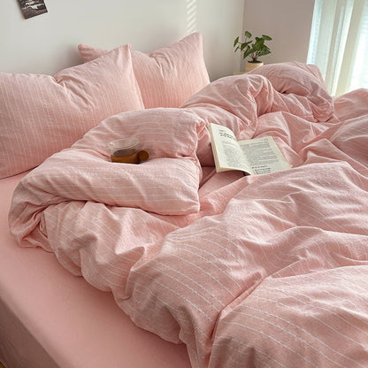 Soft Stripe Bedding Collection - WhisperLinens