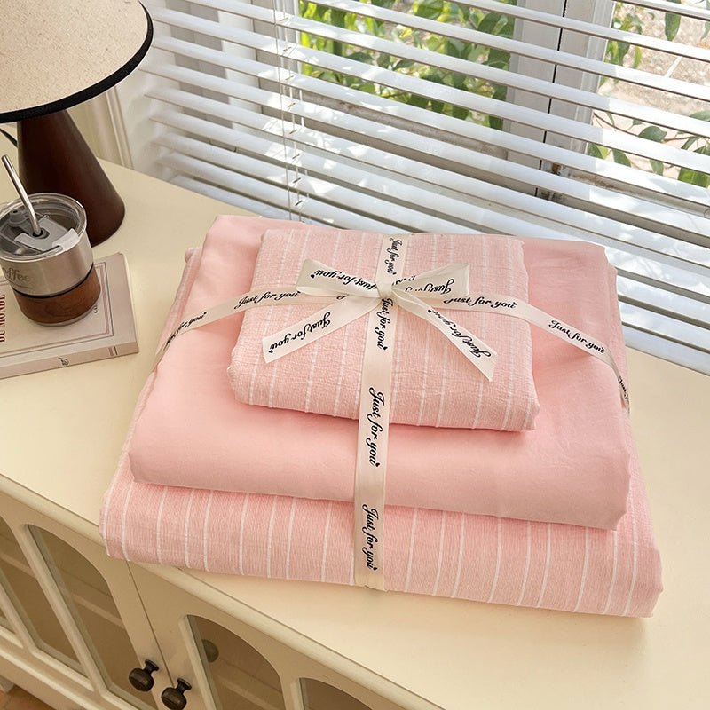 Soft Stripe Bedding Collection - WhisperLinens