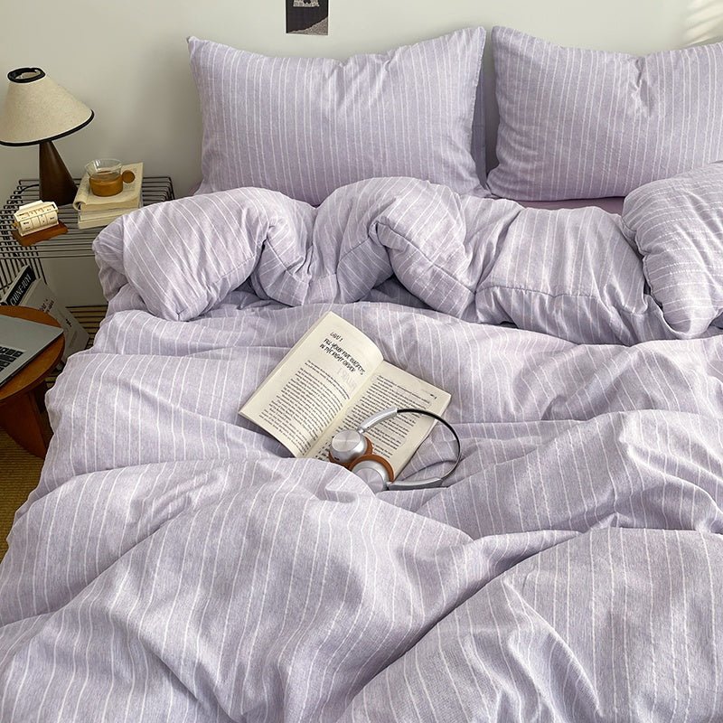 Soft Stripe Bedding Collection - WhisperLinens
