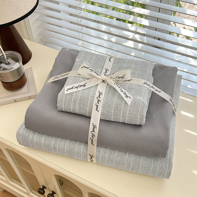 Soft Stripe Bedding Collection - WhisperLinens
