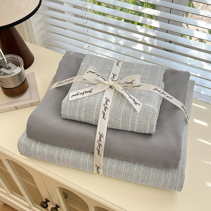 Soft Stripe Bedding Collection - WhisperLinens