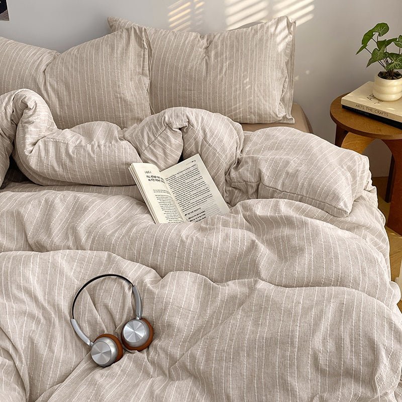 Soft Stripe Bedding Collection - WhisperLinens