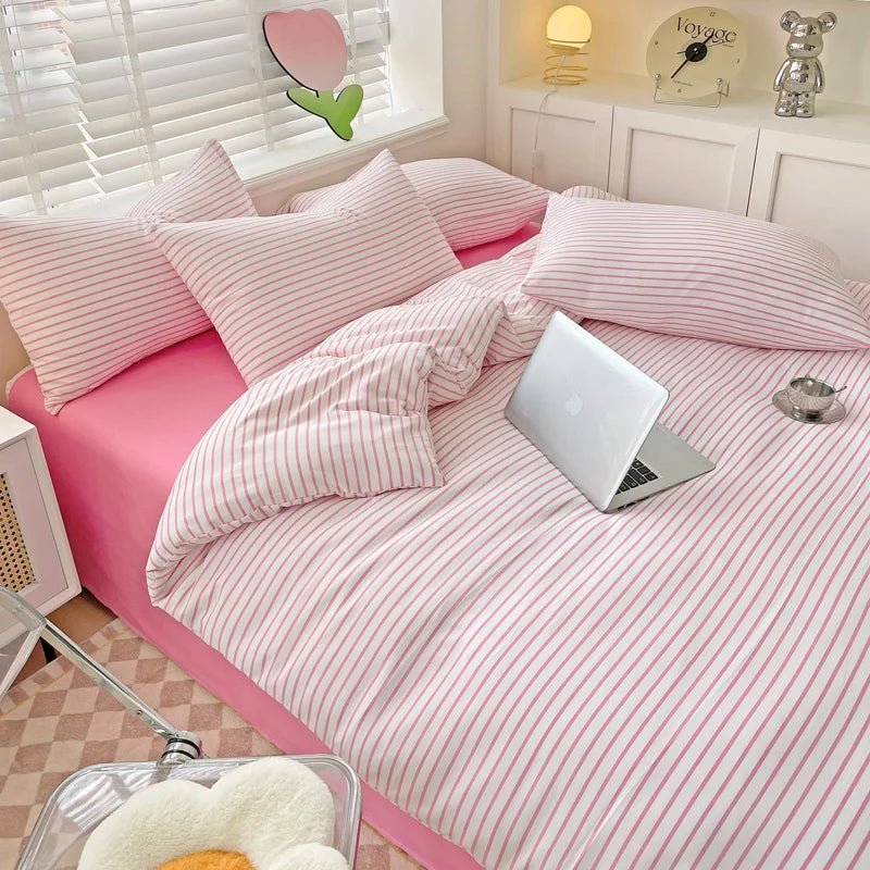 Soft Stripe Bedding Collection - WhisperLinens
