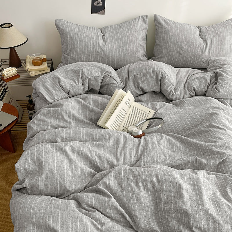 Soft Stripe Bedding Collection - WhisperLinens