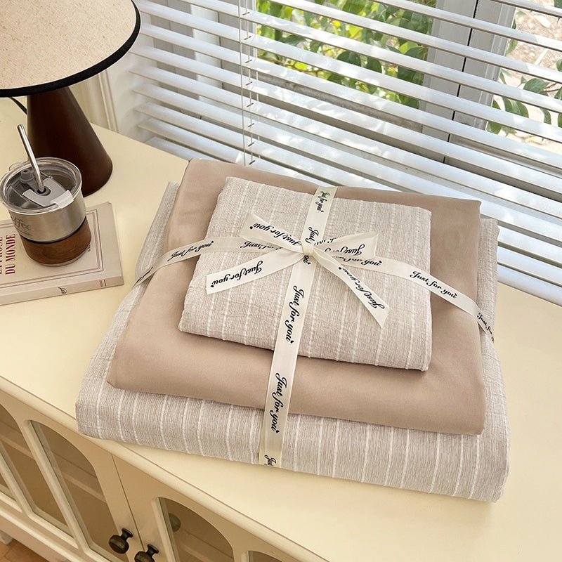 Soft Stripe Bedding Collection - WhisperLinens