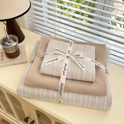Soft Stripe Bedding Collection - WhisperLinens