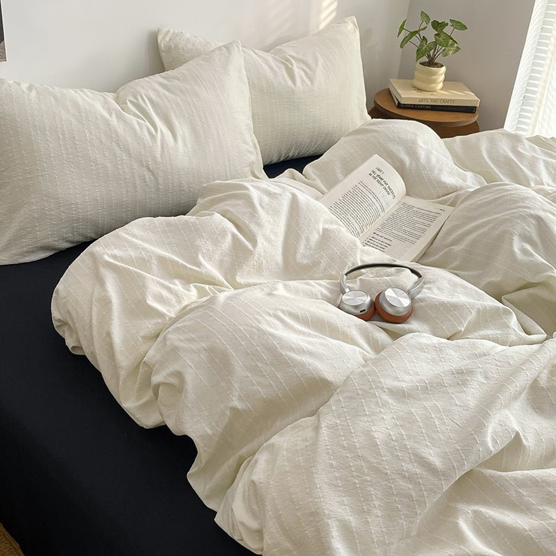 Soft Stripe Bedding Collection - WhisperLinens