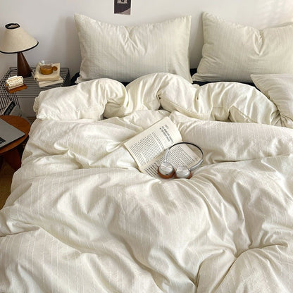 Soft Stripe Bedding Collection - WhisperLinens
