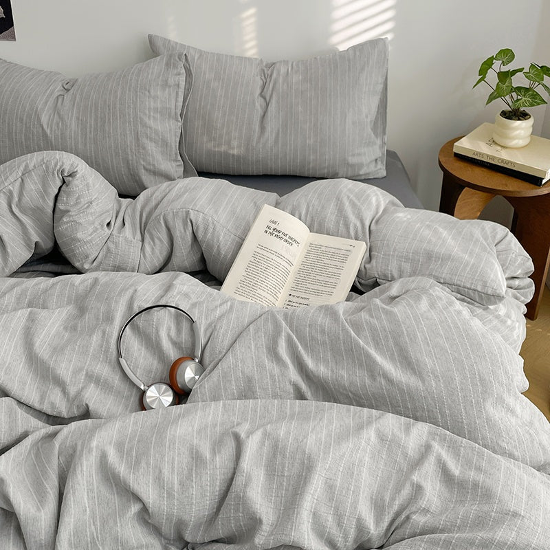 Soft Stripe Bedding Collection - WhisperLinens