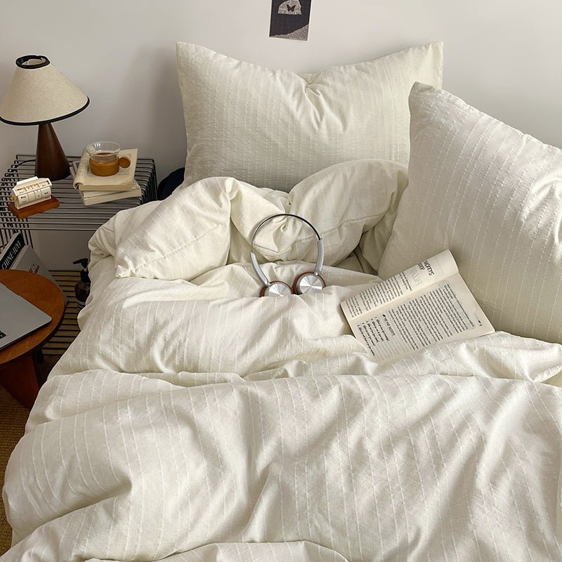 Soft Stripe Bedding Collection - WhisperLinens