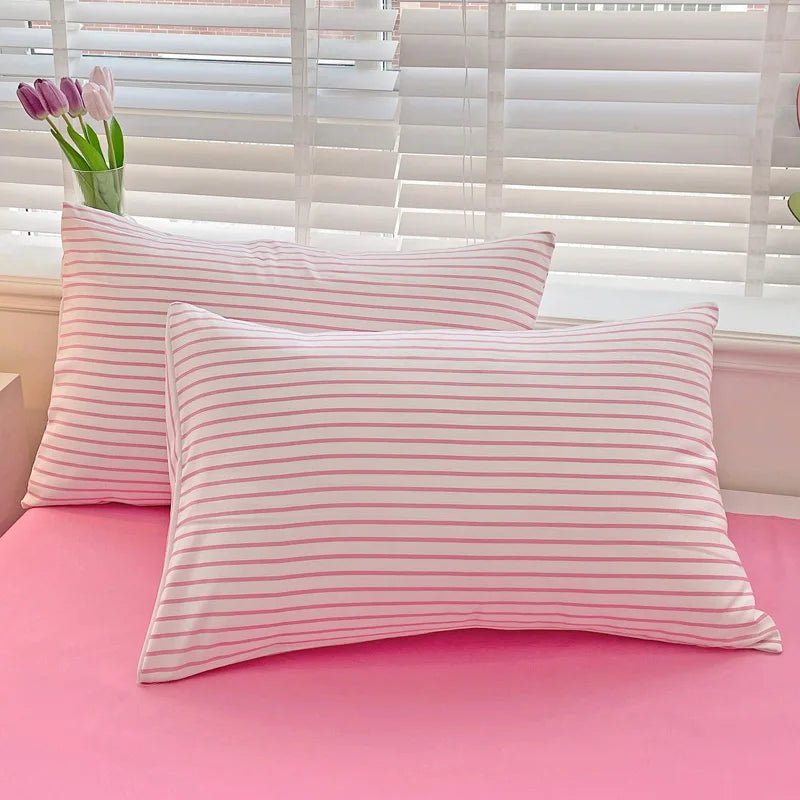 Soft Stripe Bedding Collection - WhisperLinens