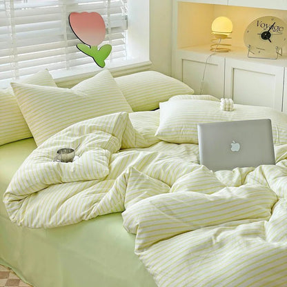 Soft Stripe Bedding Collection - WhisperLinens