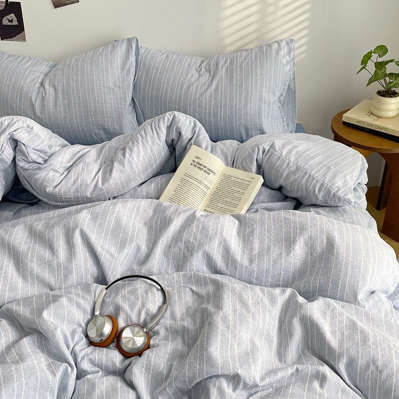 Soft Stripe Bedding Collection - WhisperLinens