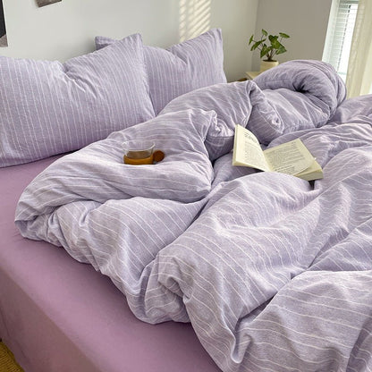 Soft Stripe Bedding Collection - WhisperLinens