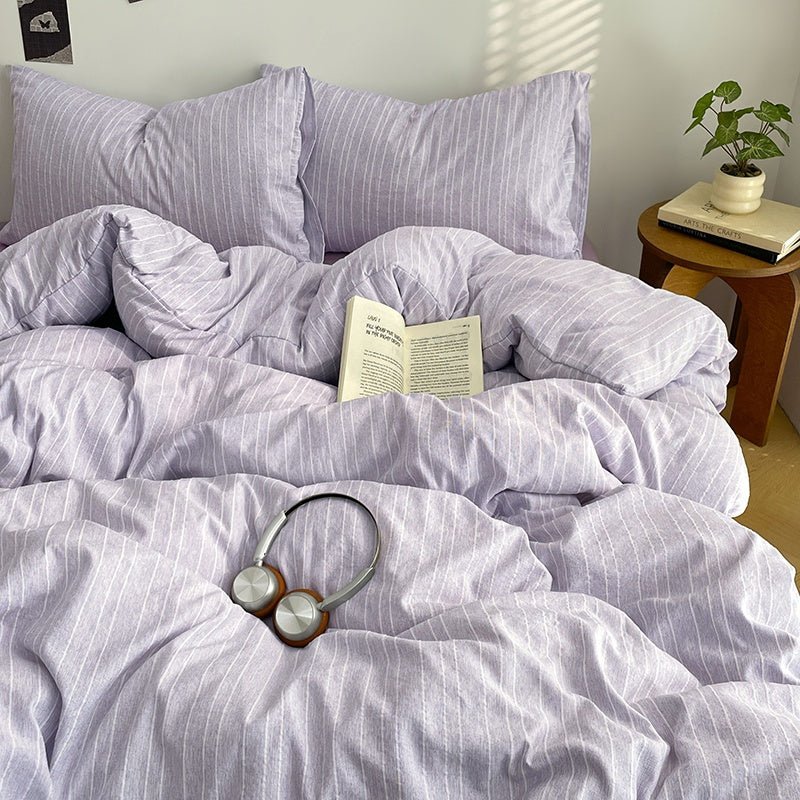Soft Stripe Bedding Collection - WhisperLinens