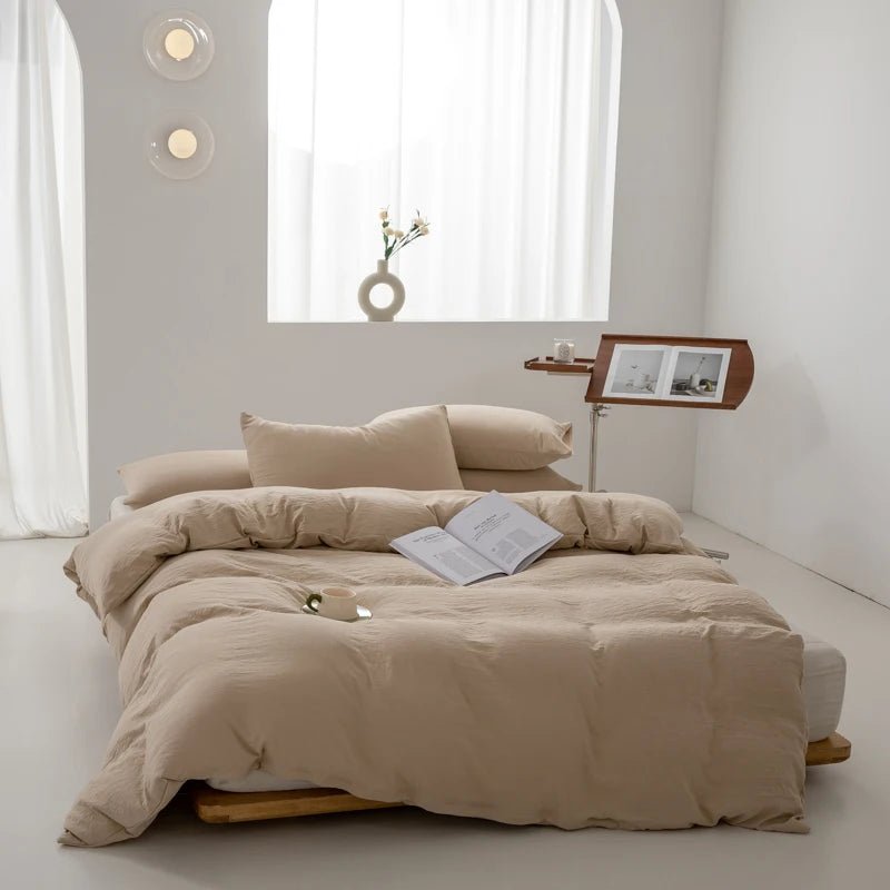 Solid Color Bedding Set - WhisperLinens