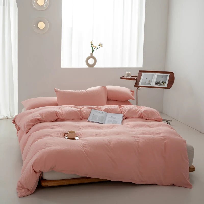 Solid Color Bedding Set - WhisperLinens