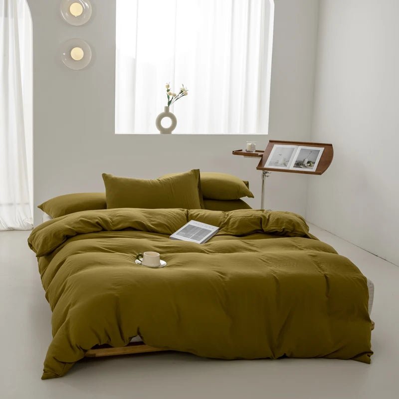 Solid Color Bedding Set - WhisperLinens