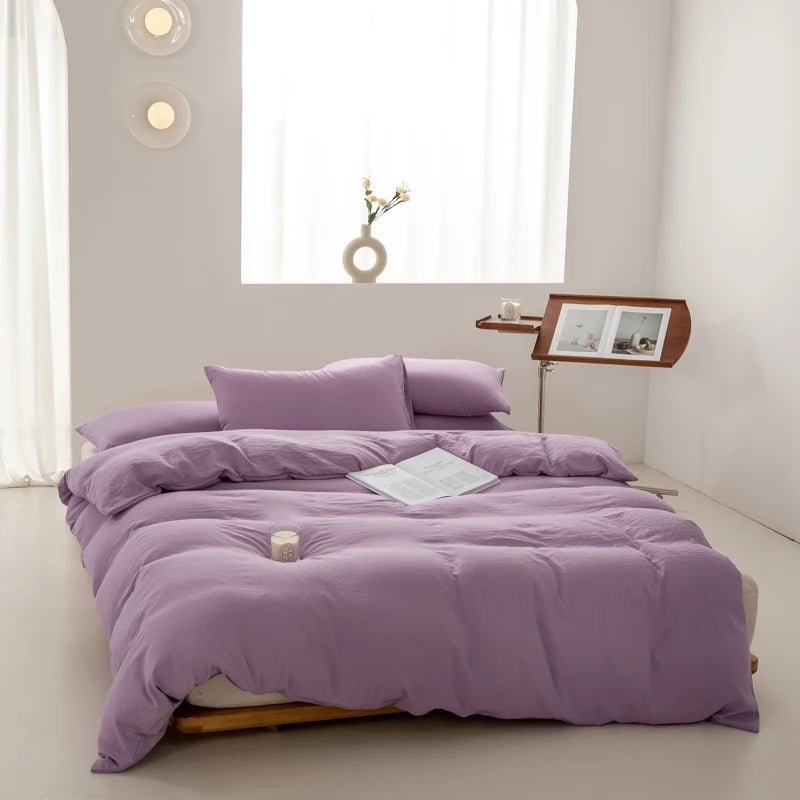 Solid Color Bedding Set - WhisperLinens