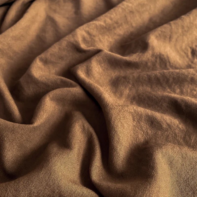 Solid Cotton Fitted Bed Sheets - WhisperLinens