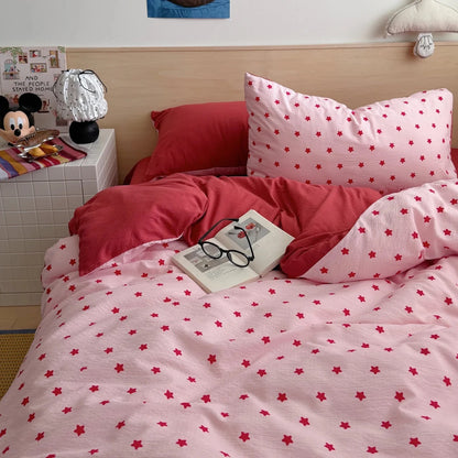 Starry Night Star Print Bedding Collection - WhisperLinens