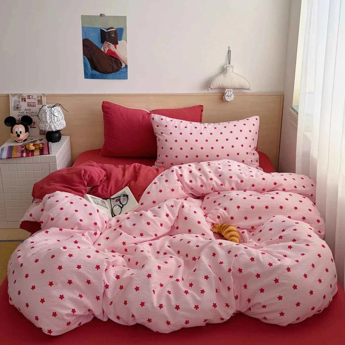Starry Night Star Print Bedding Collection