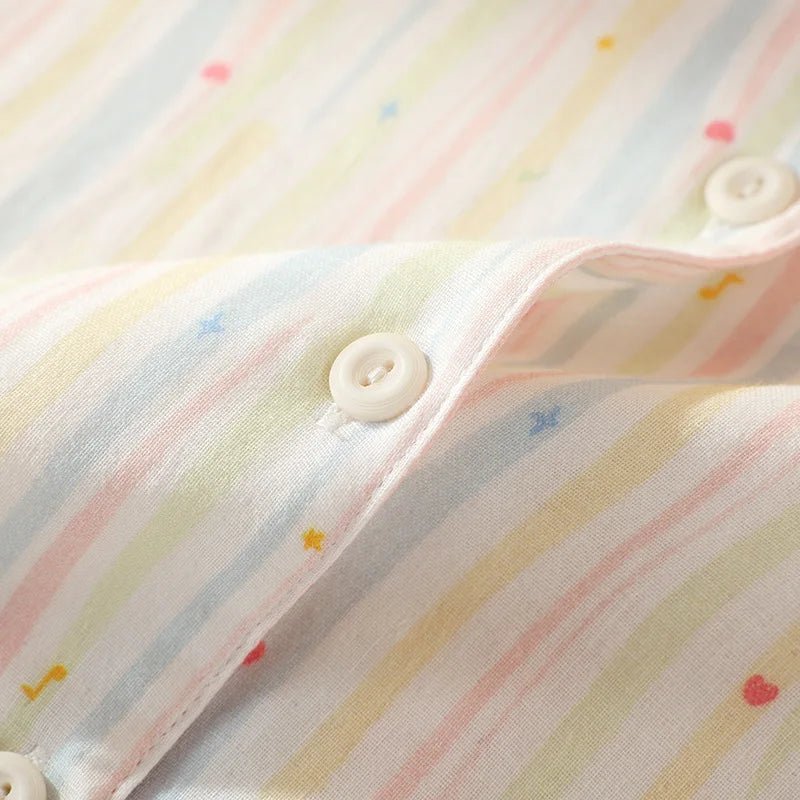 Summer Breeze Cotton Pajama Set - WhisperLinens