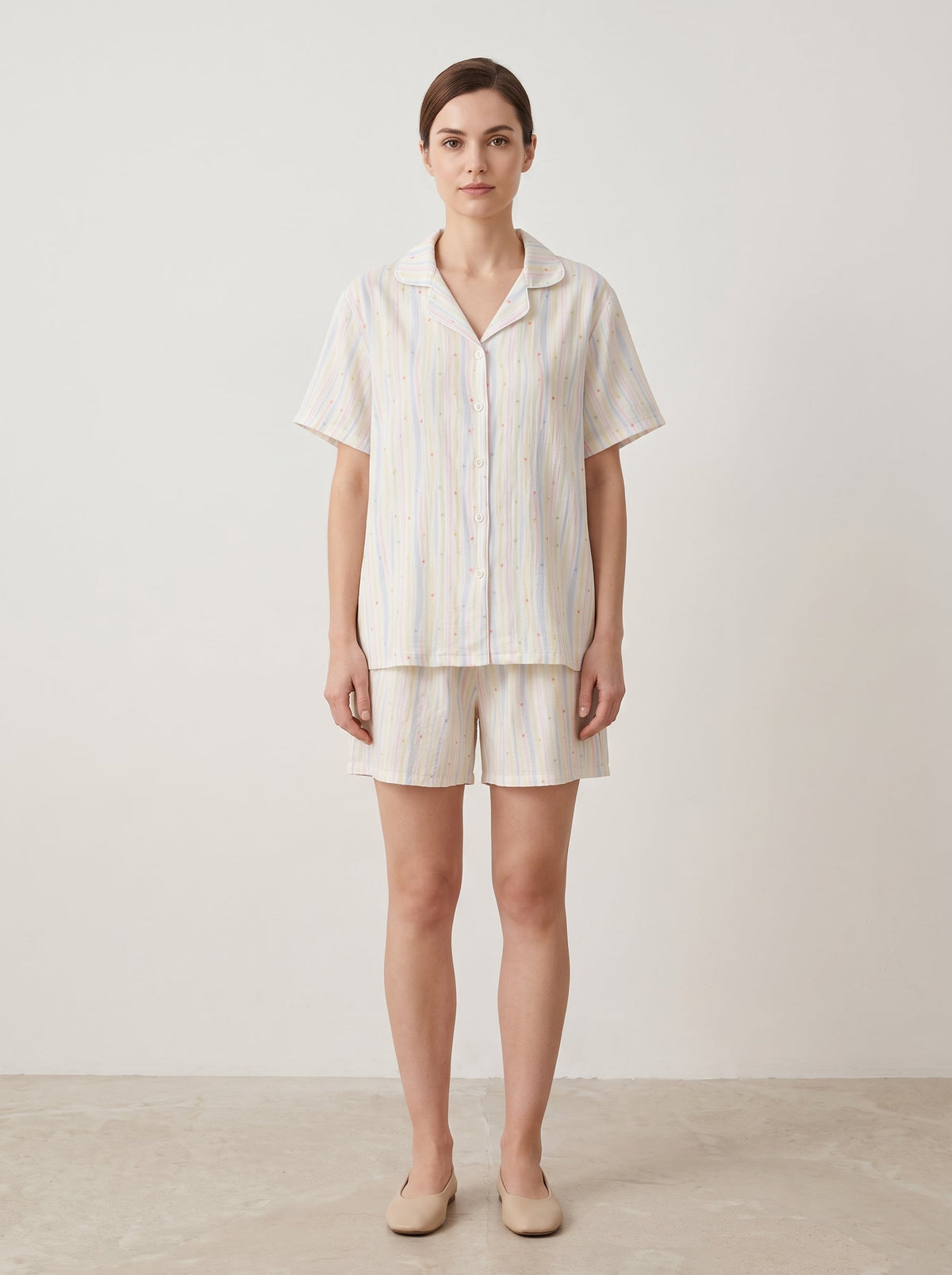 Summer Breeze Cotton Pajama Set - WhisperLinens