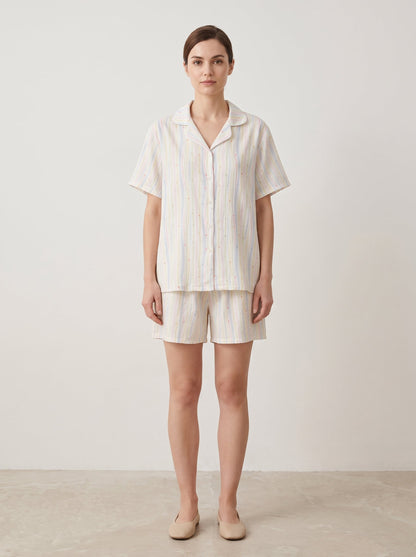 Summer Breeze Cotton Pajama Set - WhisperLinens