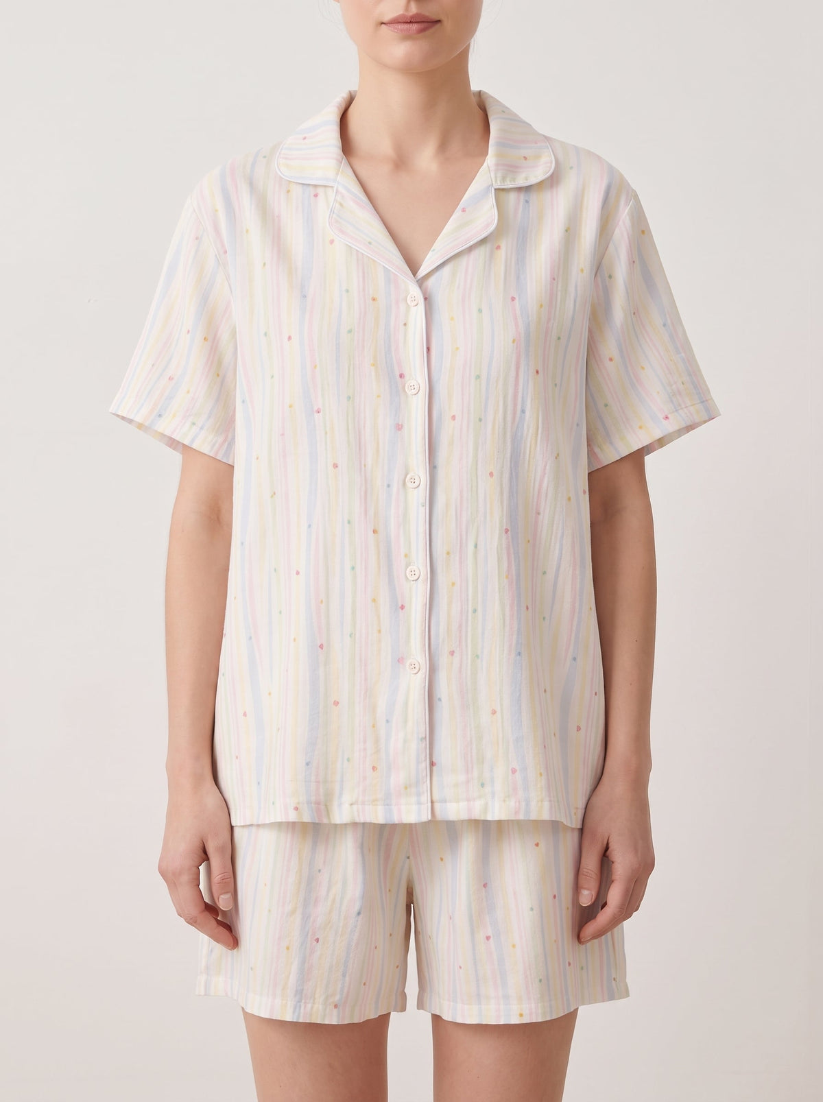 Summer Breeze Cotton Pajama Set - WhisperLinens