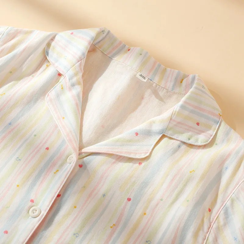 Summer Breeze Cotton Pajama Set - WhisperLinens