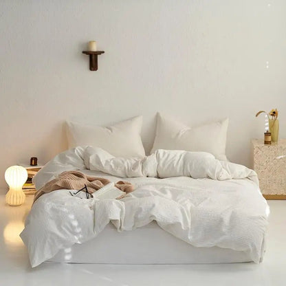 Sunrise Stripes Bedding Set - WhisperLinens