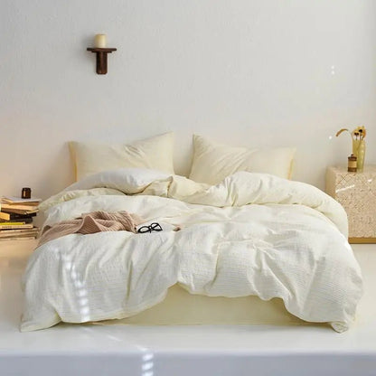Sunrise Stripes Bedding Set - WhisperLinens