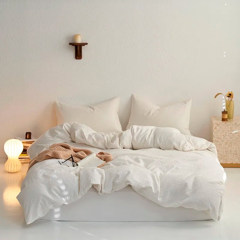 Sunrise Stripes Bedding Set - WhisperLinens