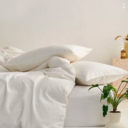Sunrise Stripes Bedding Set - WhisperLinens