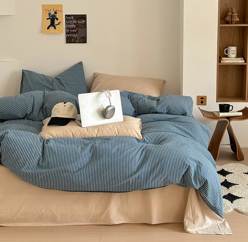 Sunwashed Stripe Bedding Collection - WhisperLinens