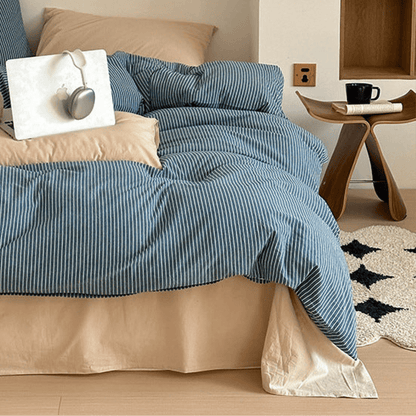 Sunwashed Stripe Bedding Collection - WhisperLinens