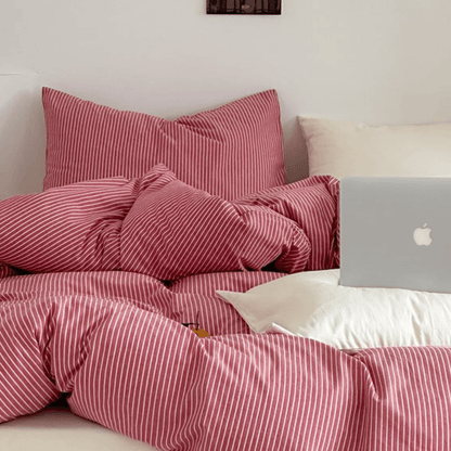 Sunwashed Stripe Bedding Collection - WhisperLinens