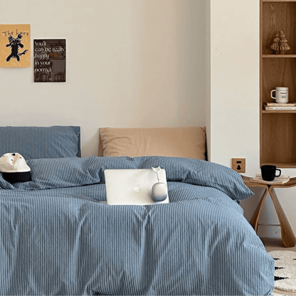 Sunwashed Stripe Bedding Collection - WhisperLinens