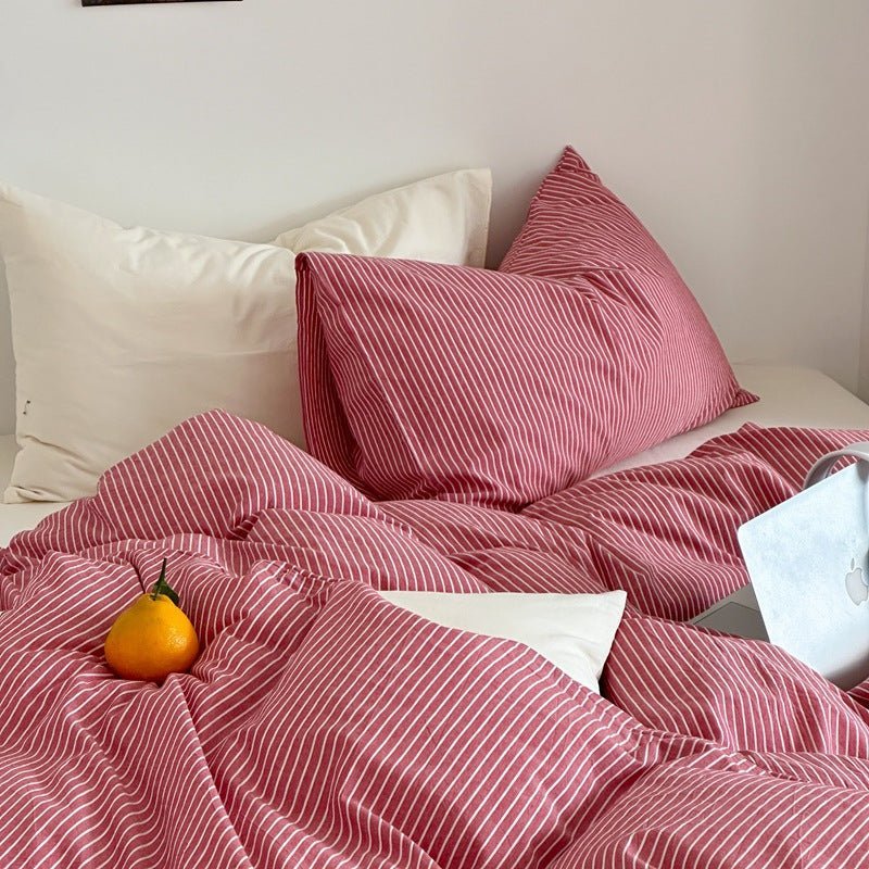 Sunwashed Stripe Bedding Collection - WhisperLinens