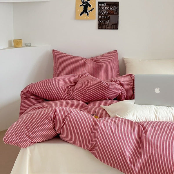 Sunwashed Stripe Bedding Collection - WhisperLinens
