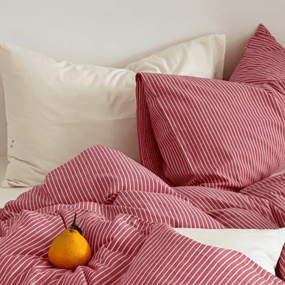 Sunwashed Stripe Bedding Collection - WhisperLinens