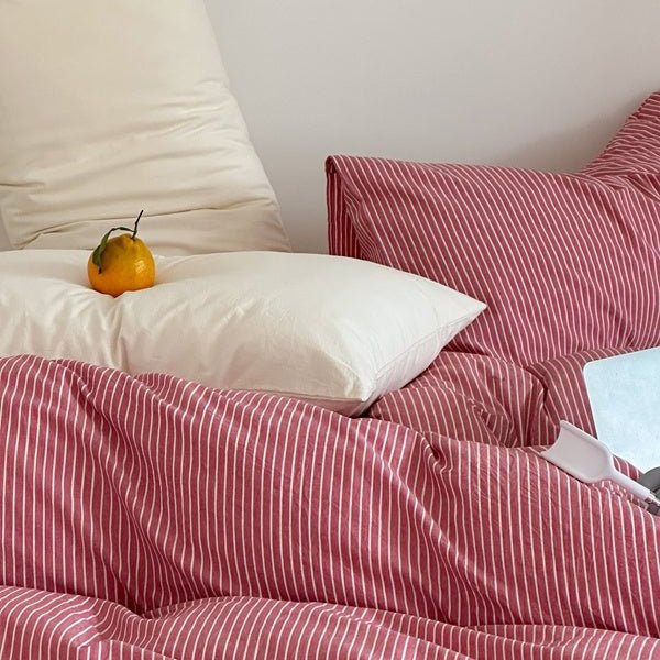 Sunwashed Stripe Bedding Collection - WhisperLinens