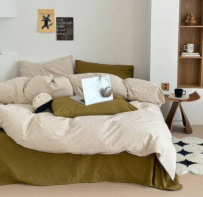 Sunwashed Stripe Bedding Collection - WhisperLinens