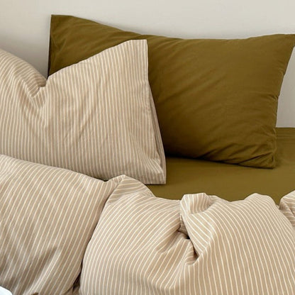 Sunwashed Stripe Bedding Collection - WhisperLinens