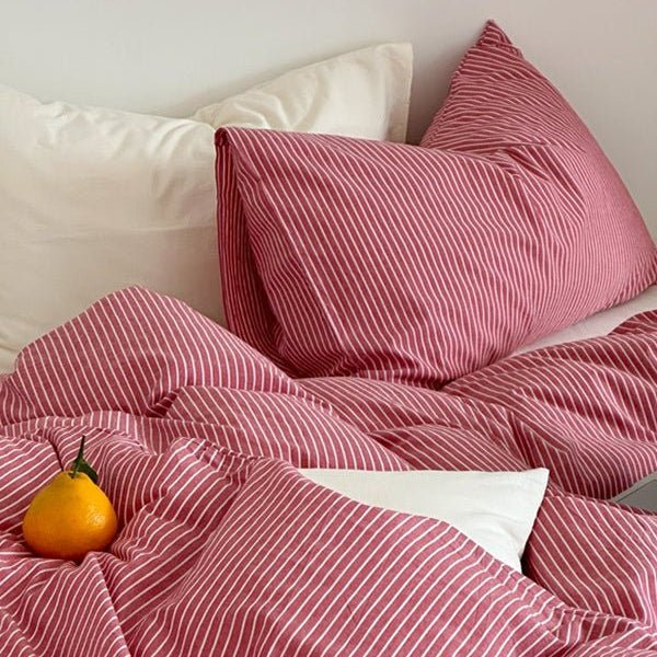 Sunwashed Stripe Bedding Collection - WhisperLinens