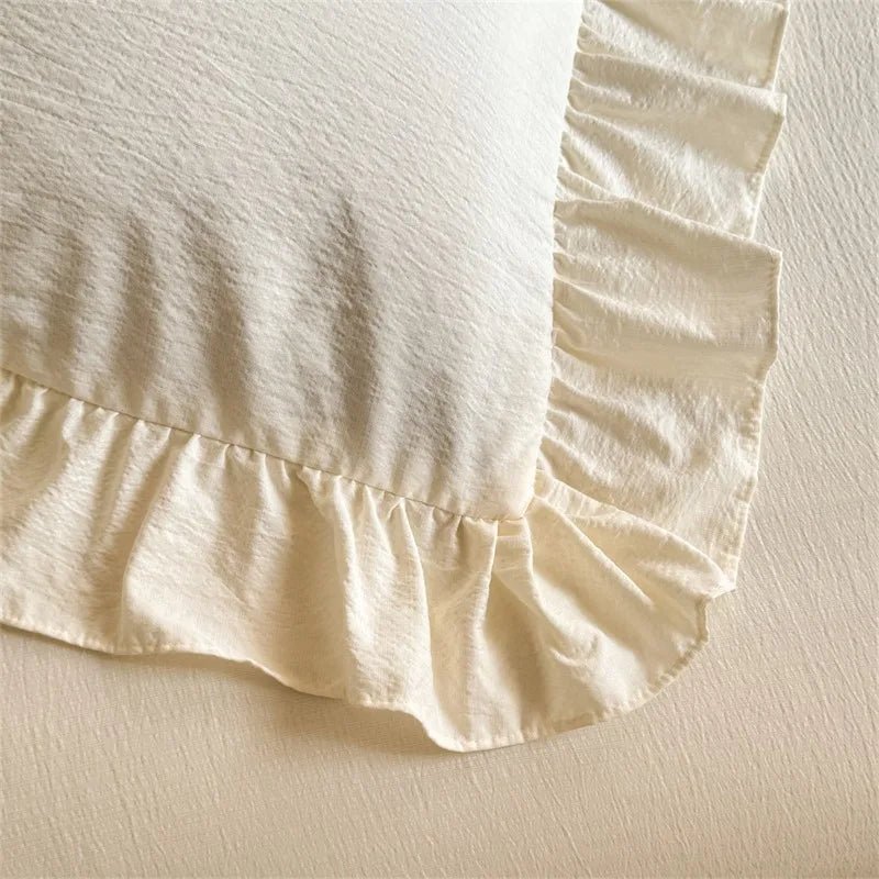Sweet Bow Ruffle Bedding Collection - WhisperLinens